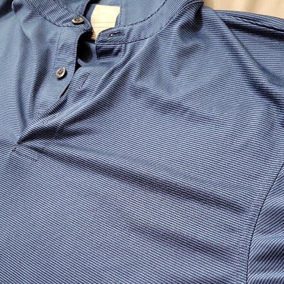 Callaway Men's Navy Striped Polo - Picture 4 of 4